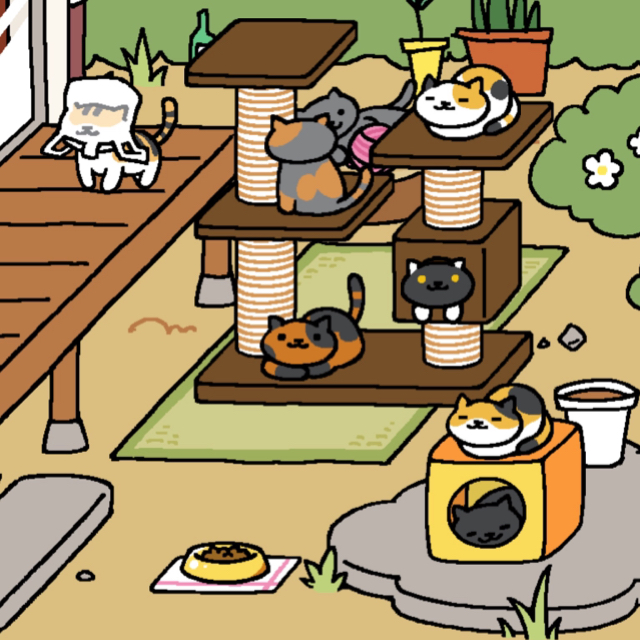 how I slowly and steadily expanded my yard in Neko Atsume mmmyyc Dayre