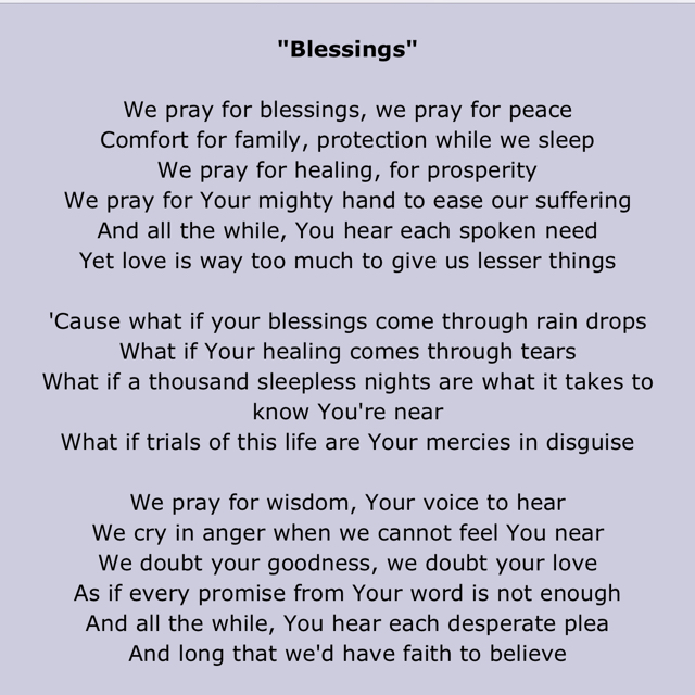 Your Love Is A Blessing Lyrics The Celebration Hymnal Songs And 