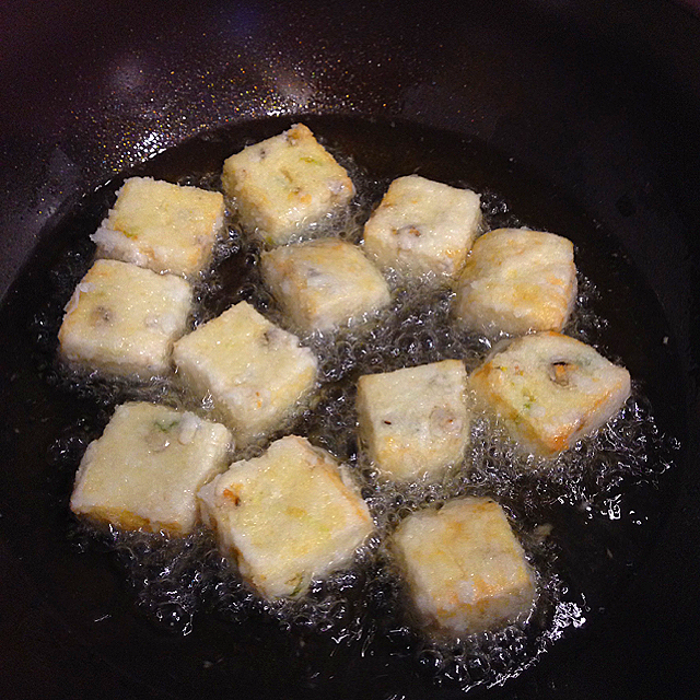 Deep Fried Seafood Tofu (招牌豆腐, Zhao Pai Tofu) coasterkitchen Dayre