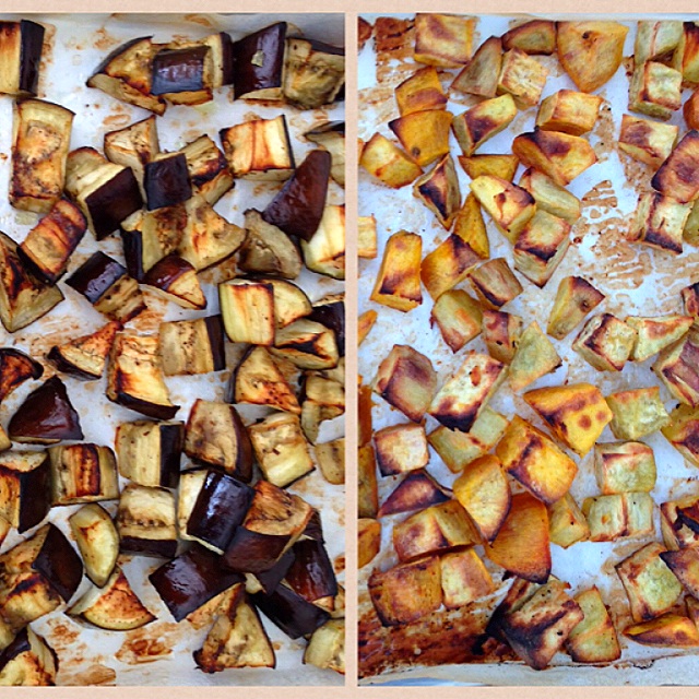 Roast Kumara & Eggplant Lasagne Recipe coasterkitchen Dayre